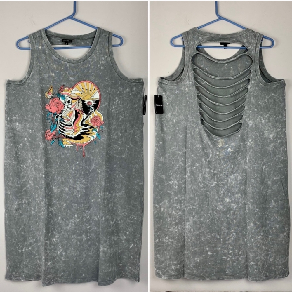 Torrid Lovesick Slashed Back Dress